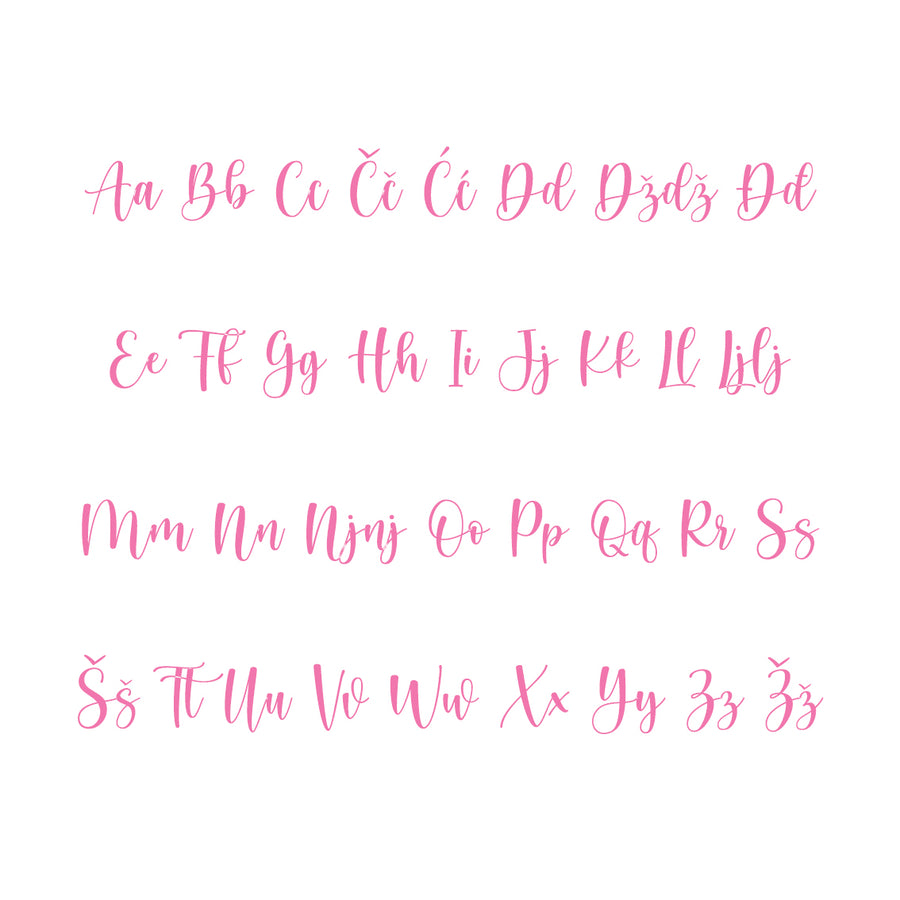 Kristina Alphabet - Large - visina 30 cm