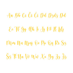 *RASPRODAJA* Kristina Alphabet - Small - visina 15 cm Ime: Marieta