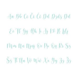 Kristina Alphabet - Medium - visina 20 cm