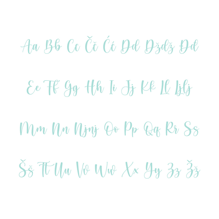 Kristina Alphabet - Medium - visina 20 cm