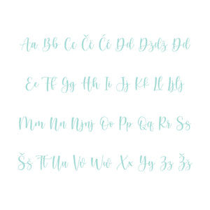 *RASPRODAJA* Kristina Alphabet - Small - visina 15 cm Ime: Marieta