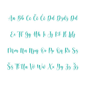 Kristina Alphabet - Medium - visina 20 cm