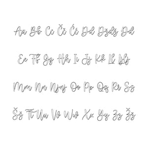 Kristina Alphabet - Medium - visina 20 cm