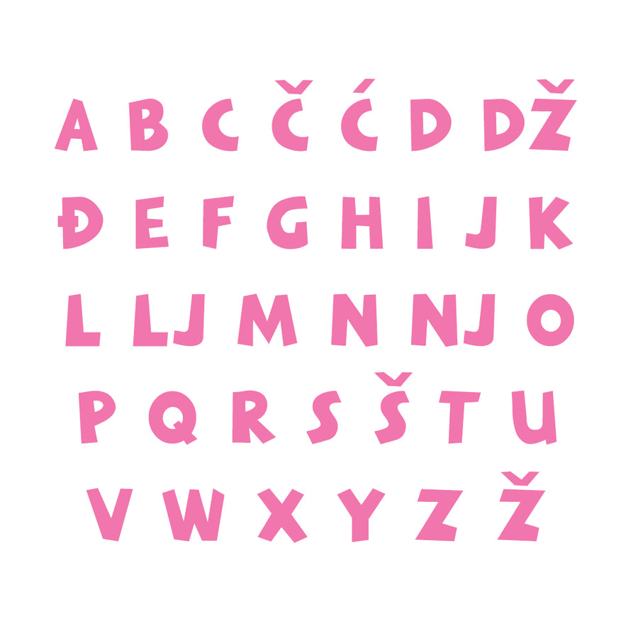 Lovre Alphabet - Small - visina 15 cm