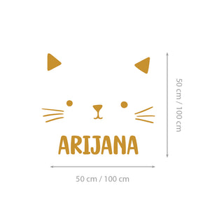 Cat Alphabet - Dječja abeceda - Zidne naljepnice