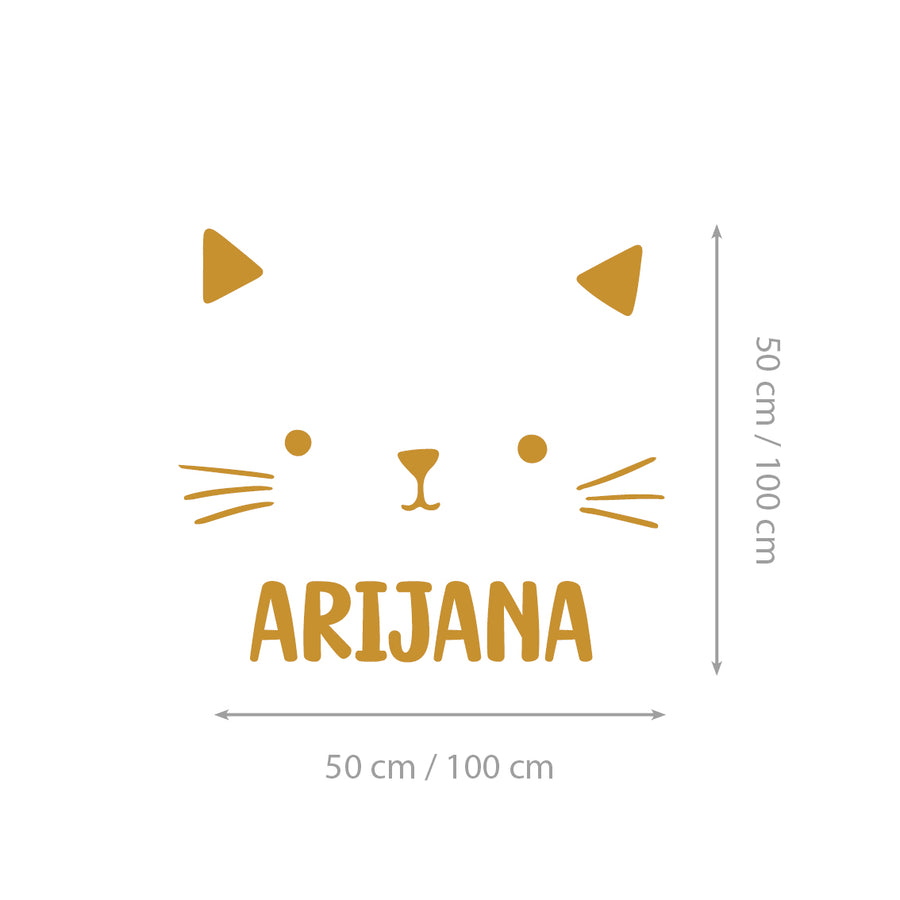 Cat Alphabet - Dječja abeceda - Zidne naljepnice