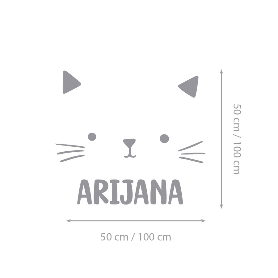 Cat Alphabet - Dječja abeceda - Zidne naljepnice