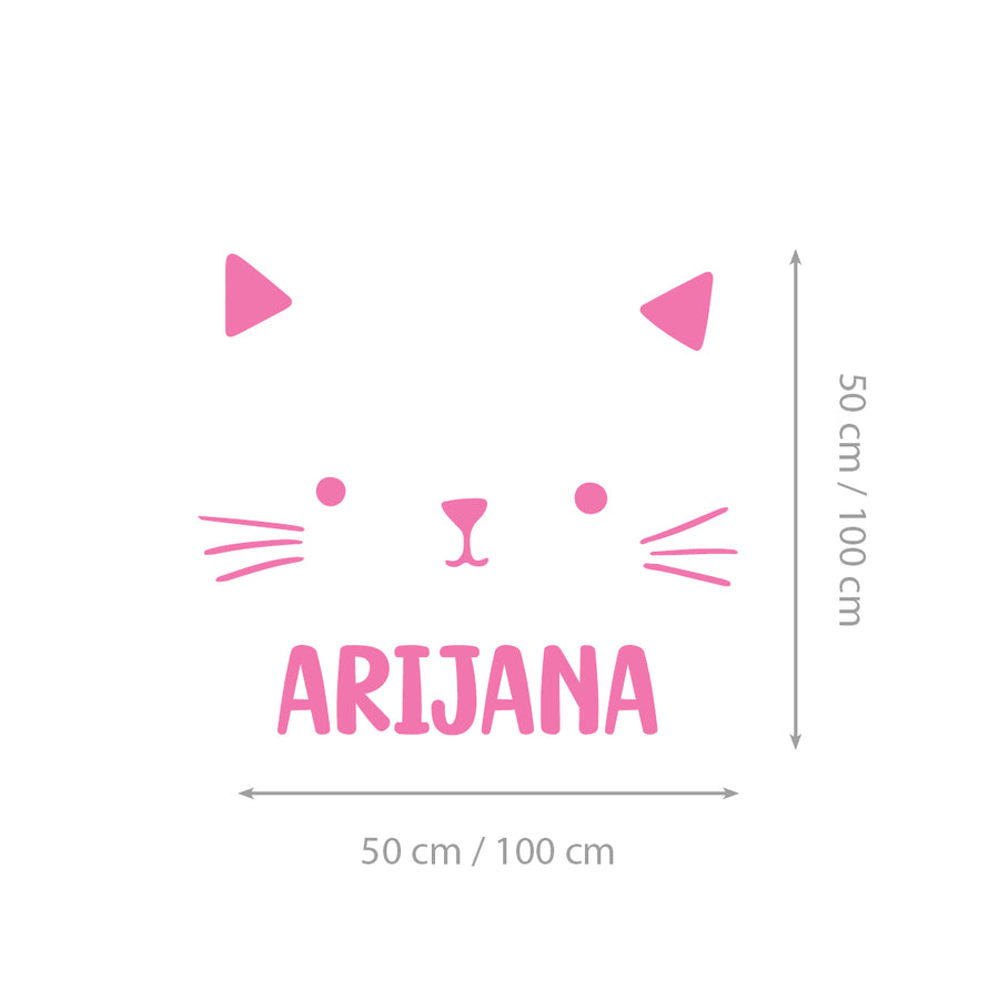 Cat Alphabet - Dječja abeceda - Zidne naljepnice
