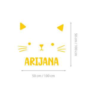Cat Alphabet - Dječja abeceda - Zidne naljepnice