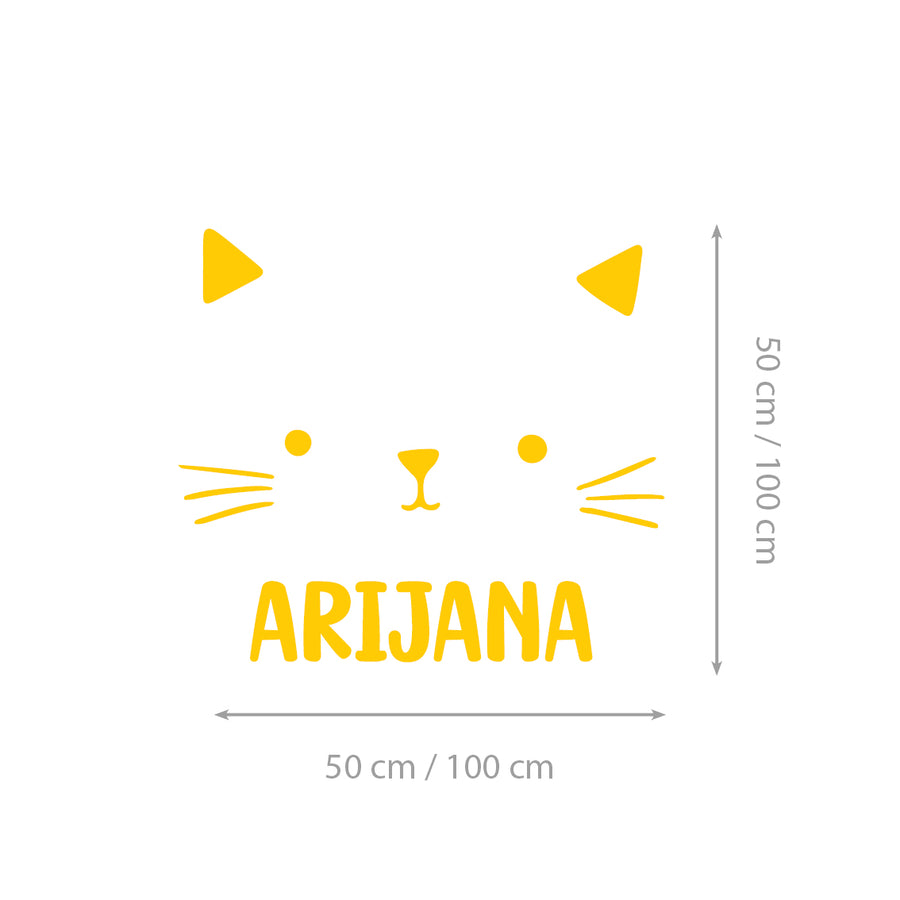 Cat Alphabet - Dječja abeceda - Zidne naljepnice
