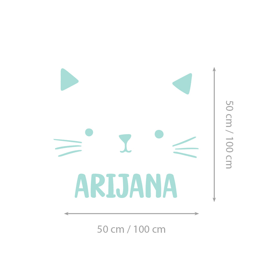 Cat Alphabet - Dječja abeceda - Zidne naljepnice