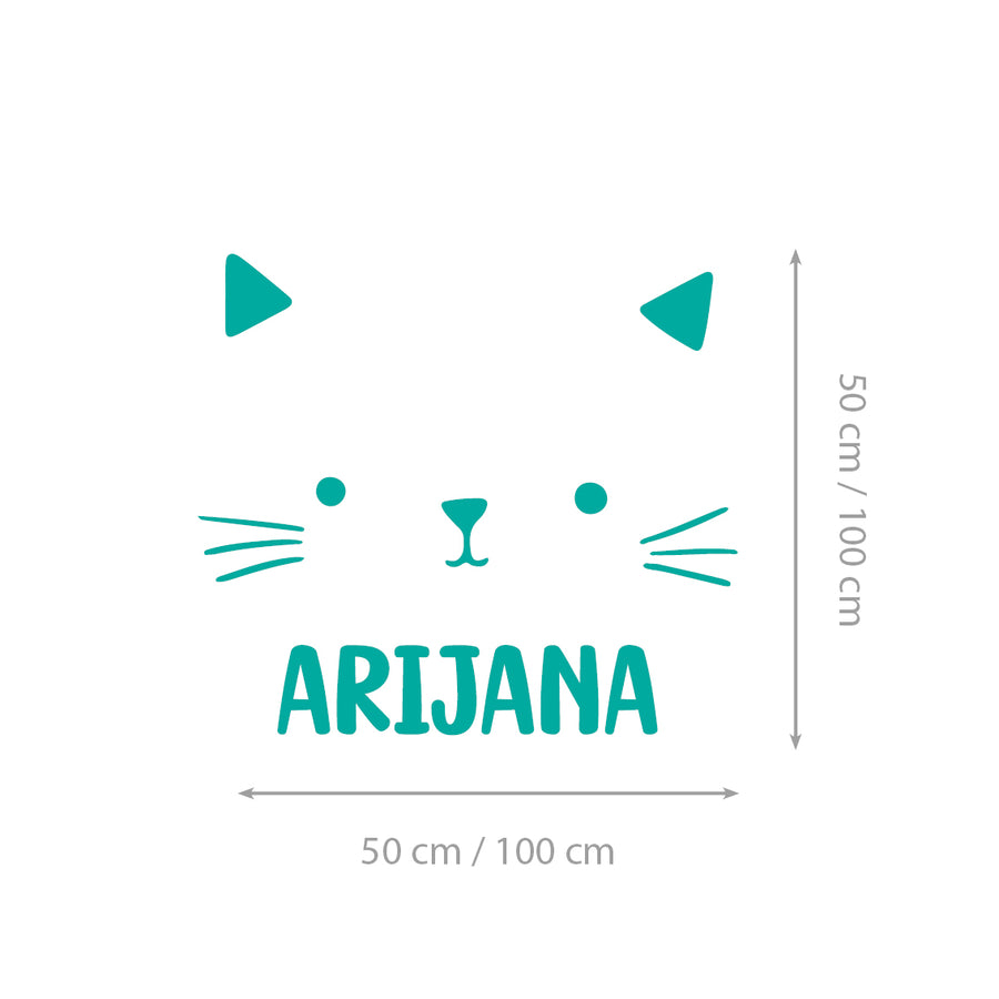 Cat Alphabet - Dječja abeceda - Zidne naljepnice