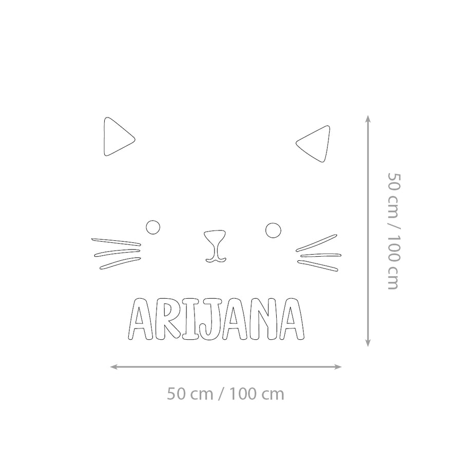 Cat Alphabet - Dječja abeceda - Zidne naljepnice