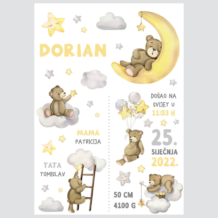 HIA Kids - Teddy's Adventures - personalizirana ilustracija