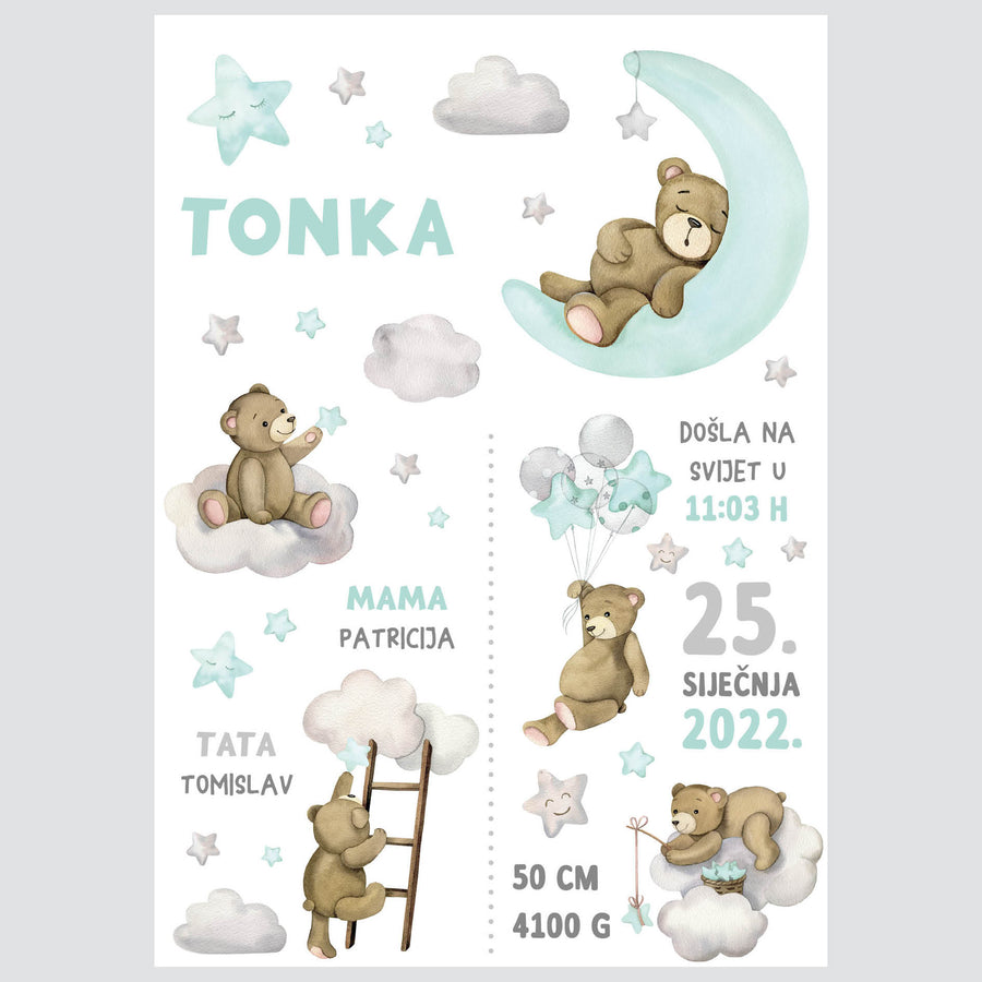 HIA Kids - Teddy's Adventures - personalizirana ilustracija