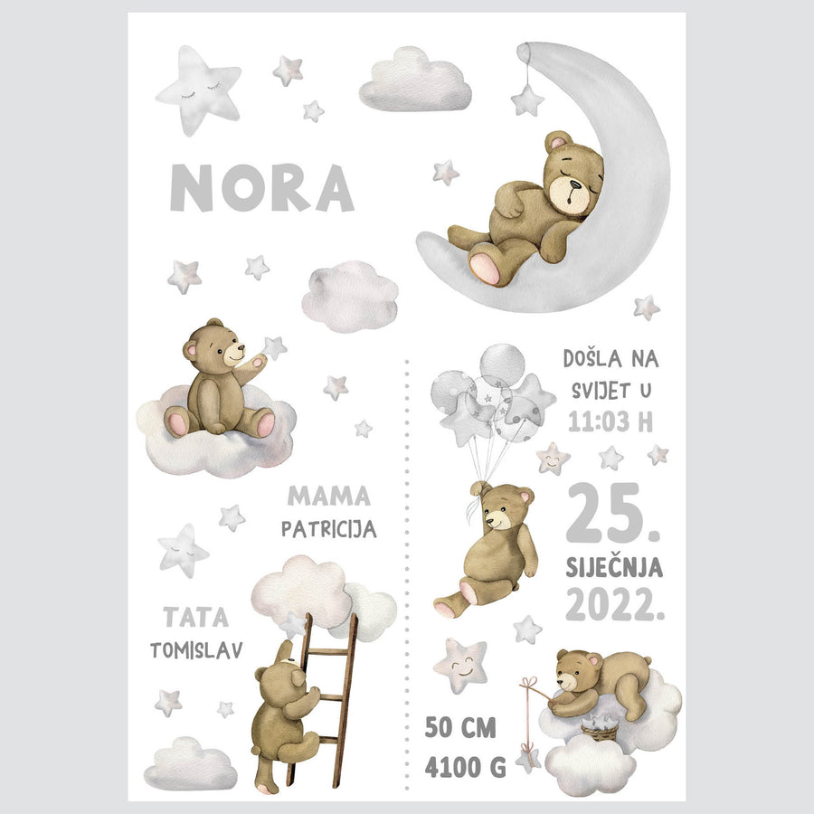 HIA Kids - Teddy's Adventures - personalizirana ilustracija