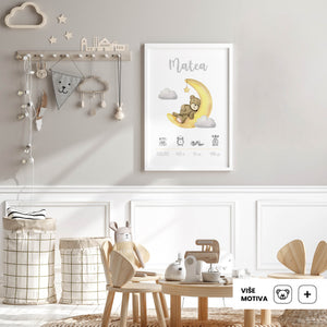 HIA Kids - Teddy's Moon Adventure - personalizirana ilustracija