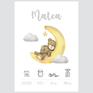 HIA Kids - Teddy's Moon Adventure - personalizirana ilustracija