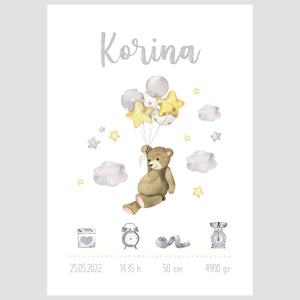 HIA Kids - Teddy's Balloon Adventure - personalizirana ilustracija