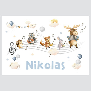 HIA Kids - Forest Orchestra - personalizirana ilustracija