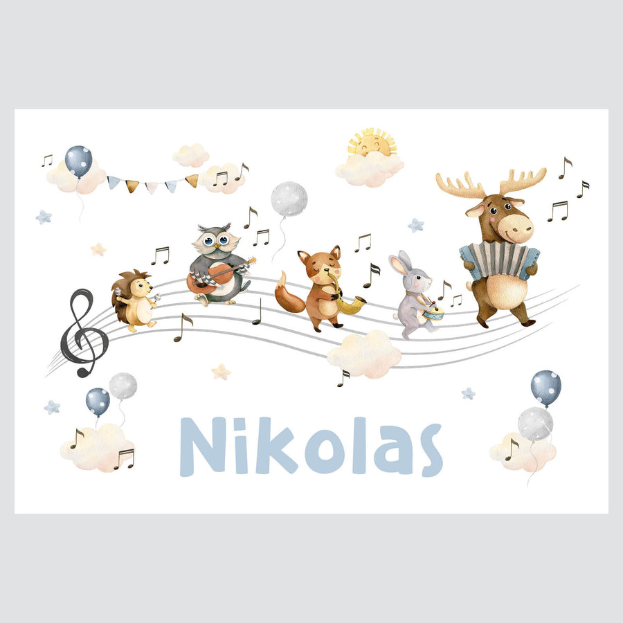 HIA Kids - Forest Orchestra - personalizirana ilustracija