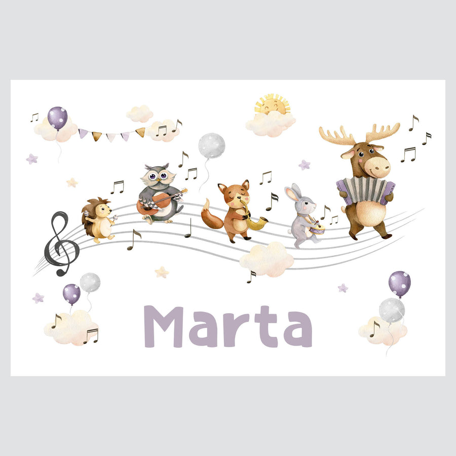 HIA Kids - Forest Orchestra - personalizirana ilustracija