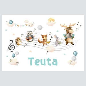 HIA Kids - Forest Orchestra - personalizirana ilustracija