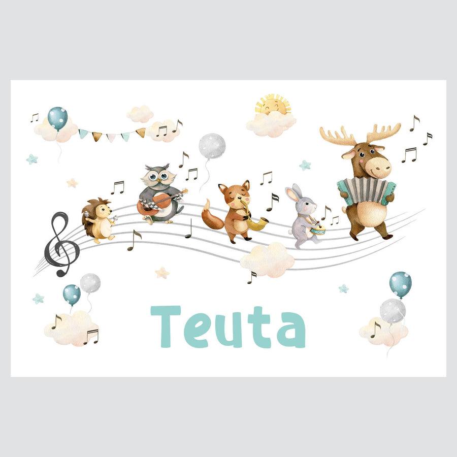 HIA Kids - Forest Orchestra - personalizirana ilustracija