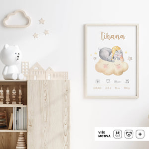 HIA Kids - Dreaming Bunny - personalizirana ilustracija