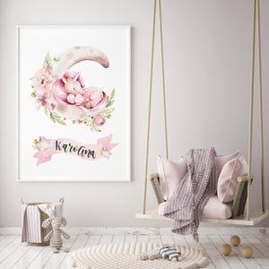 HIA Kids - Sleepy Unicorn - personalizirana ilustracija