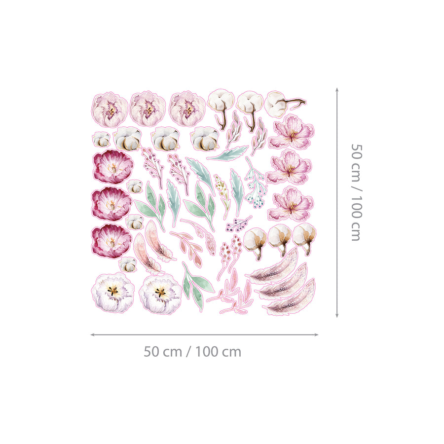 Cotton Blossom - Naljepnice za zid