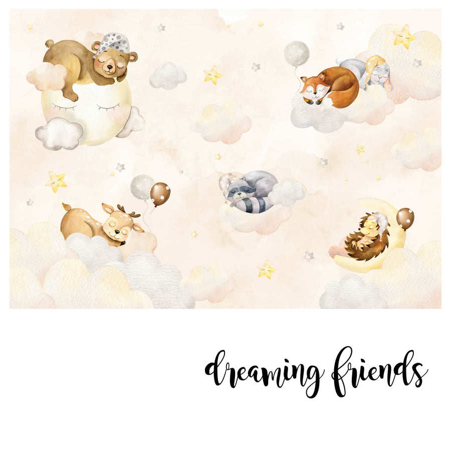 Dreaming Friends @HIAWorkshop® - Zidna Tapeta - Mural