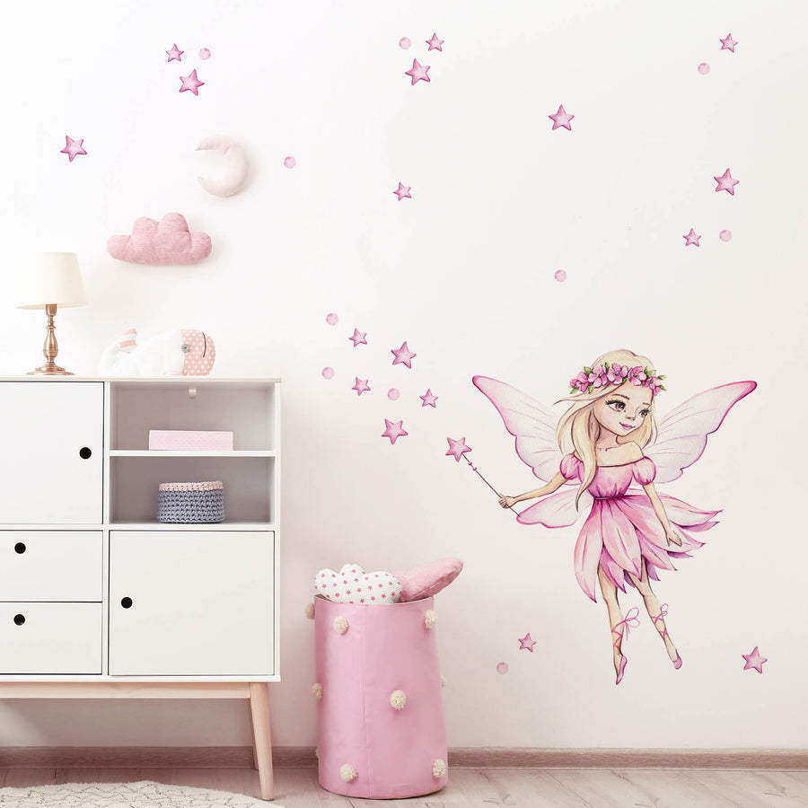 Fairy Tale Pink @HIAWorkshop® - Naljepnice za zid dječje sobe