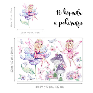 Fairy Tale @HIAWorkshop® - Naljepnice za zid dječje sobe