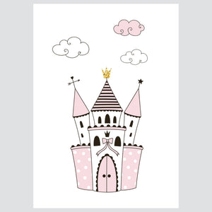 Little Princess - komplet ilustracija za dječju sobu, 3 kom.