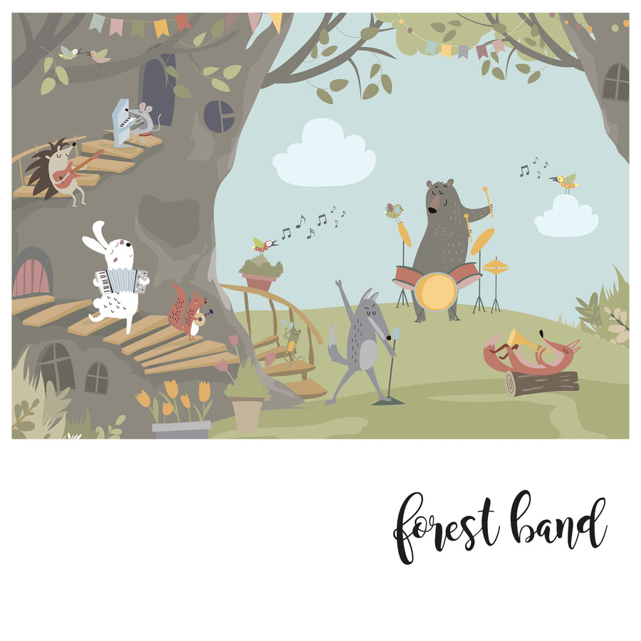 Forest Band - Zidna Tapeta - Mural