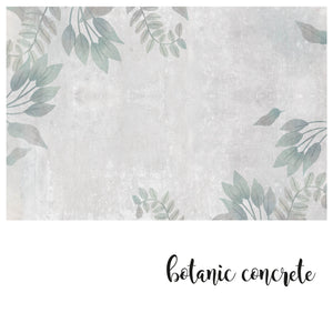 Botanic Concrete - Zidna Tapeta - Mural