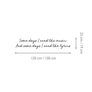 Some Days - Naljepnica za zid