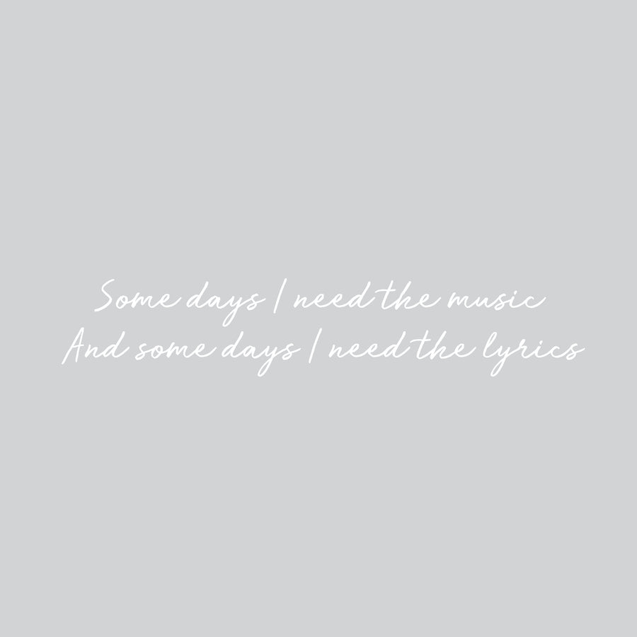 Some Days - Naljepnica za zid