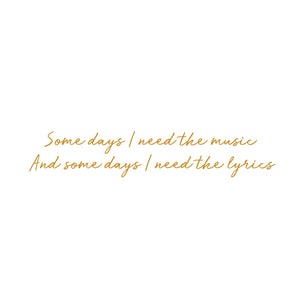 Some Days - Naljepnica za zid