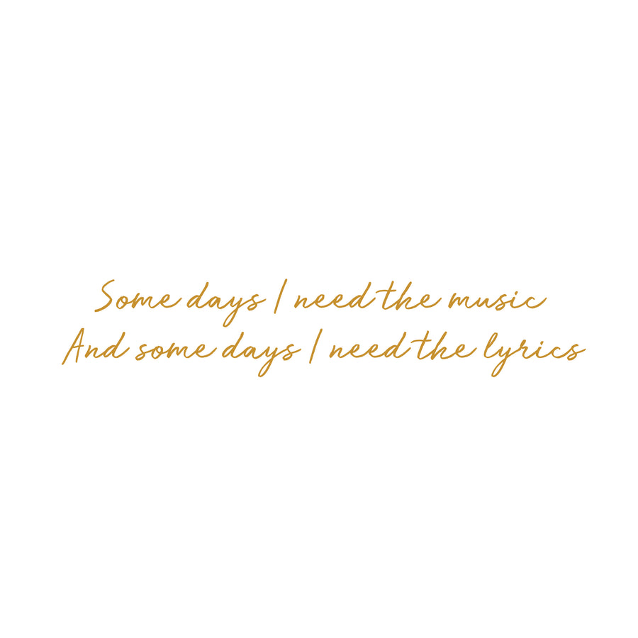 Some Days - Naljepnica za zid