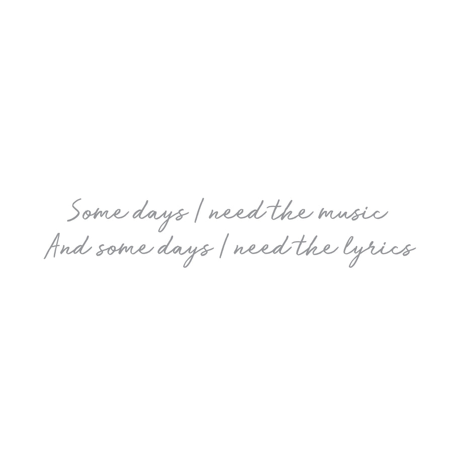 Some Days - Naljepnica za zid