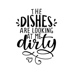 Dirty Dishes - Naljepnica za zid