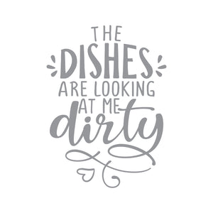 Dirty Dishes - Naljepnica za zid