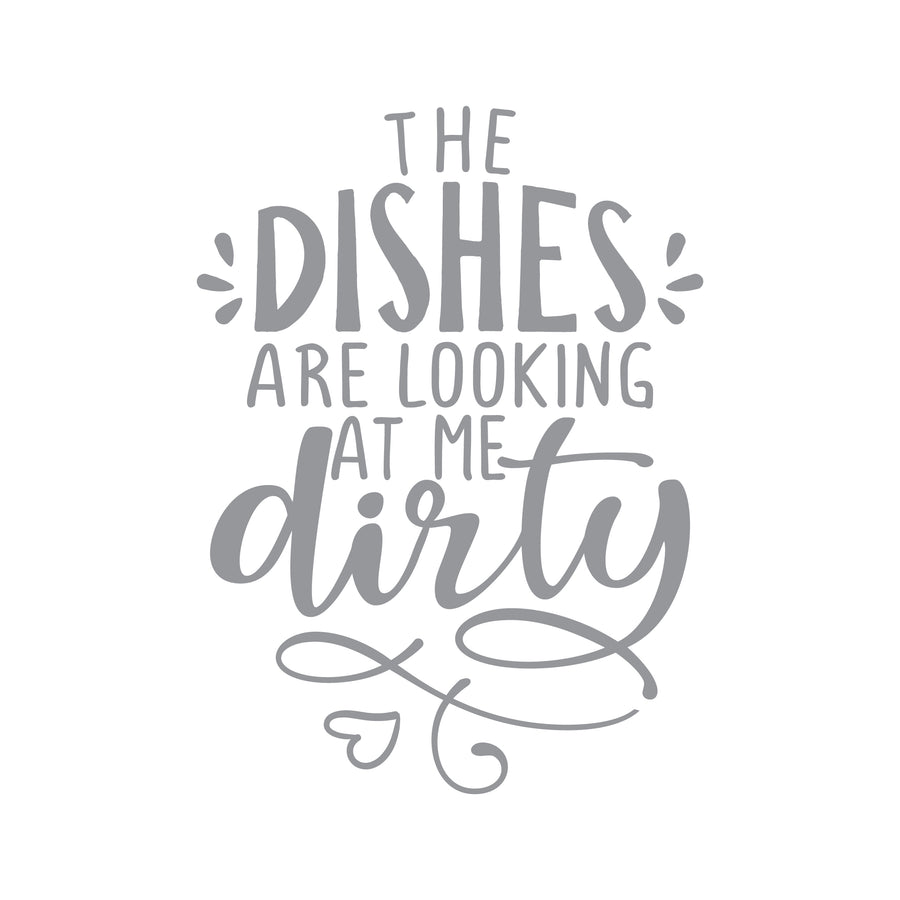 Dirty Dishes - Naljepnica za zid