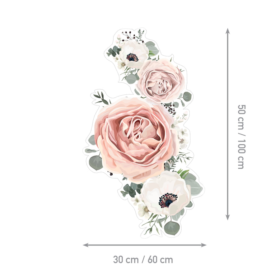 Bouquet - Naljepnica za zid