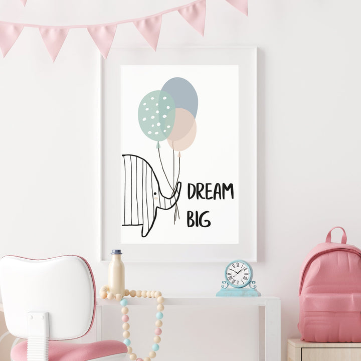 Ilustracija Za Dječju Sobu - Elephant - Ilustracija Za Dječju Sobu