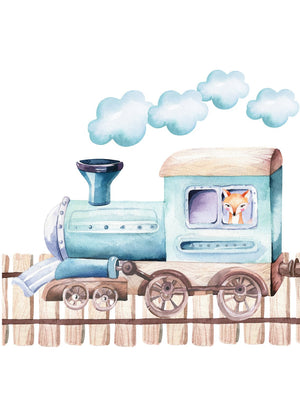 Komplet Ilustracija Za Dječju Sobu - Oldtimes Travel - Komplet Ilustracija Za Dječju Sobu, 3 Kom.