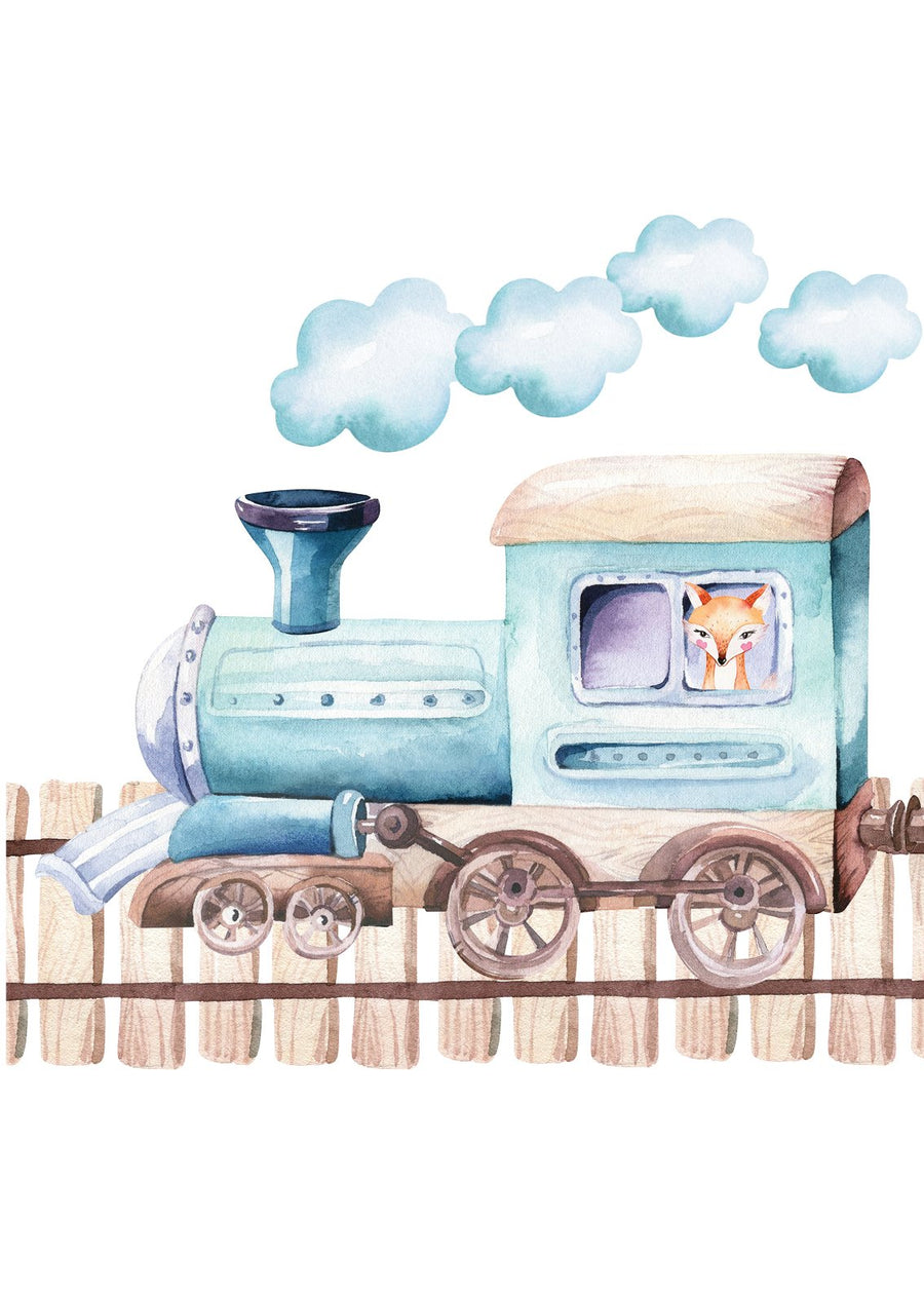 Komplet Ilustracija Za Dječju Sobu - Oldtimes Travel - Komplet Ilustracija Za Dječju Sobu, 3 Kom.
