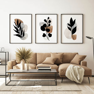 Leaves on Stones - Posteri (bez okvira) ili Slike Na Platnu (spremne za na zid)